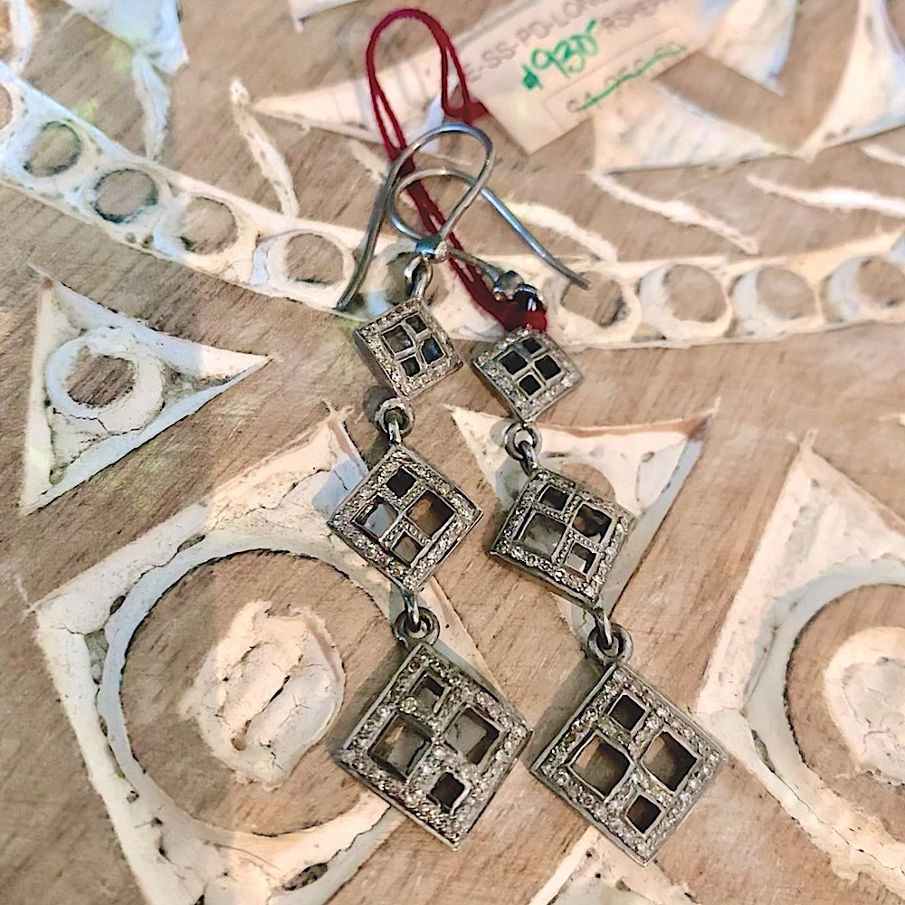 Renee Sheppard authentic diamond earrings